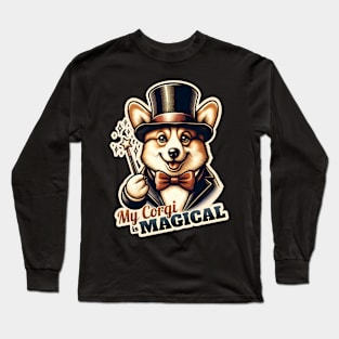 Corgi Magician Long Sleeve T-Shirt